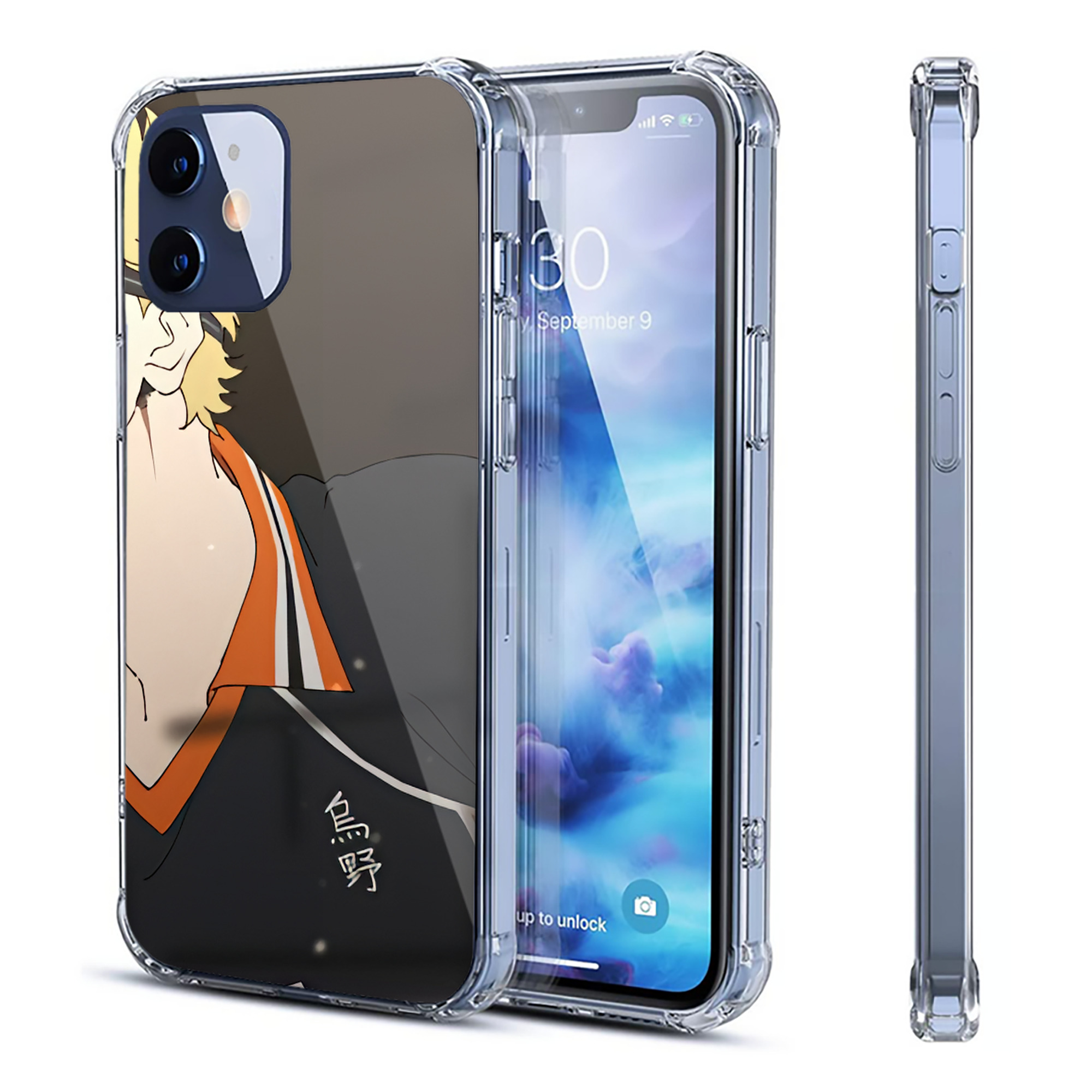 （画像用） ハイキュー!! Haikyu!! 【iPhone 12シリーズ対応】透明スマホケース（クリアソフトケース）